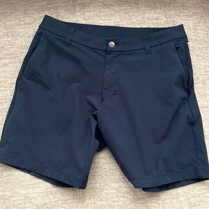 Mens Lululemon Slightly Used Commission Shirt Size 32 Navy